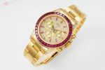 PPM Factory Rolex Daytona 40mm Cal.4131 Movement Diamond Face/Bezel YG Band Watch